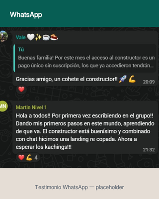 Testimonio de cliente