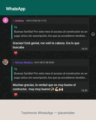 Testimonio de cliente