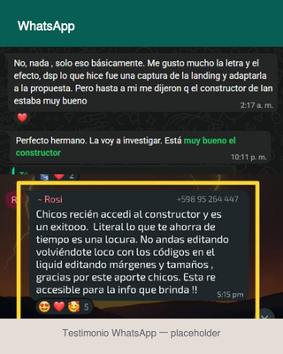 Testimonio de cliente