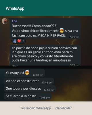 Testimonio de cliente
