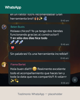 Testimonio de cliente