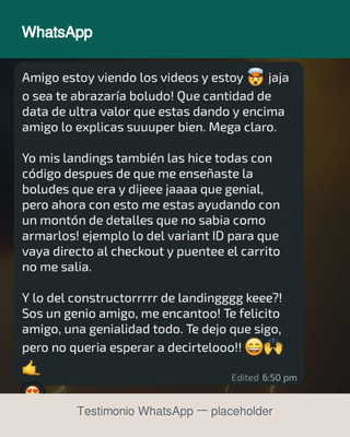 Testimonio de cliente