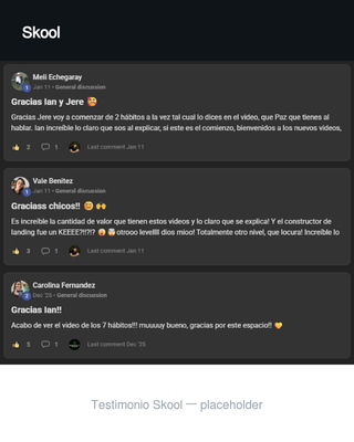 Testimonio de cliente